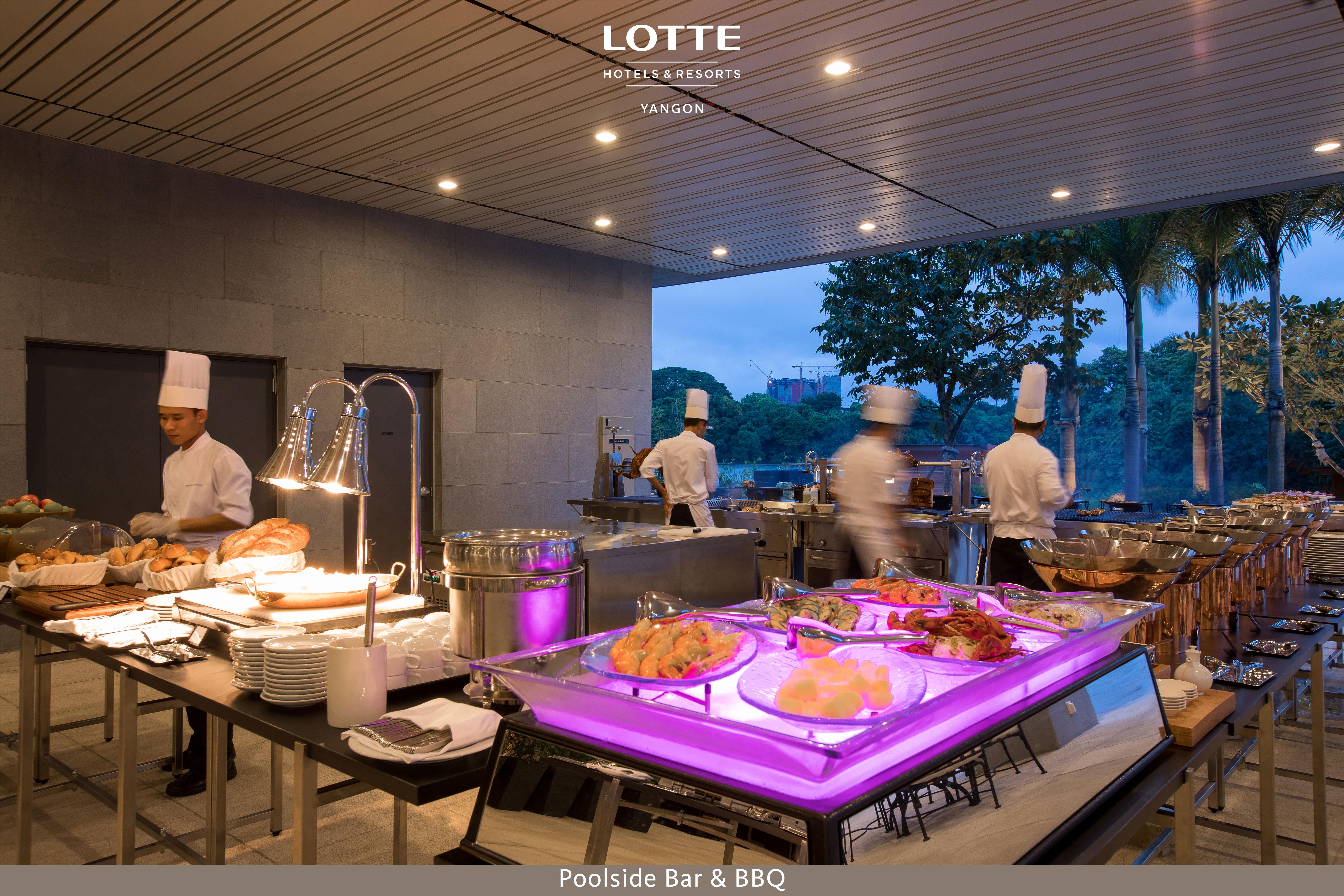 Lotte Hotel Rangún Exteriér fotografie
