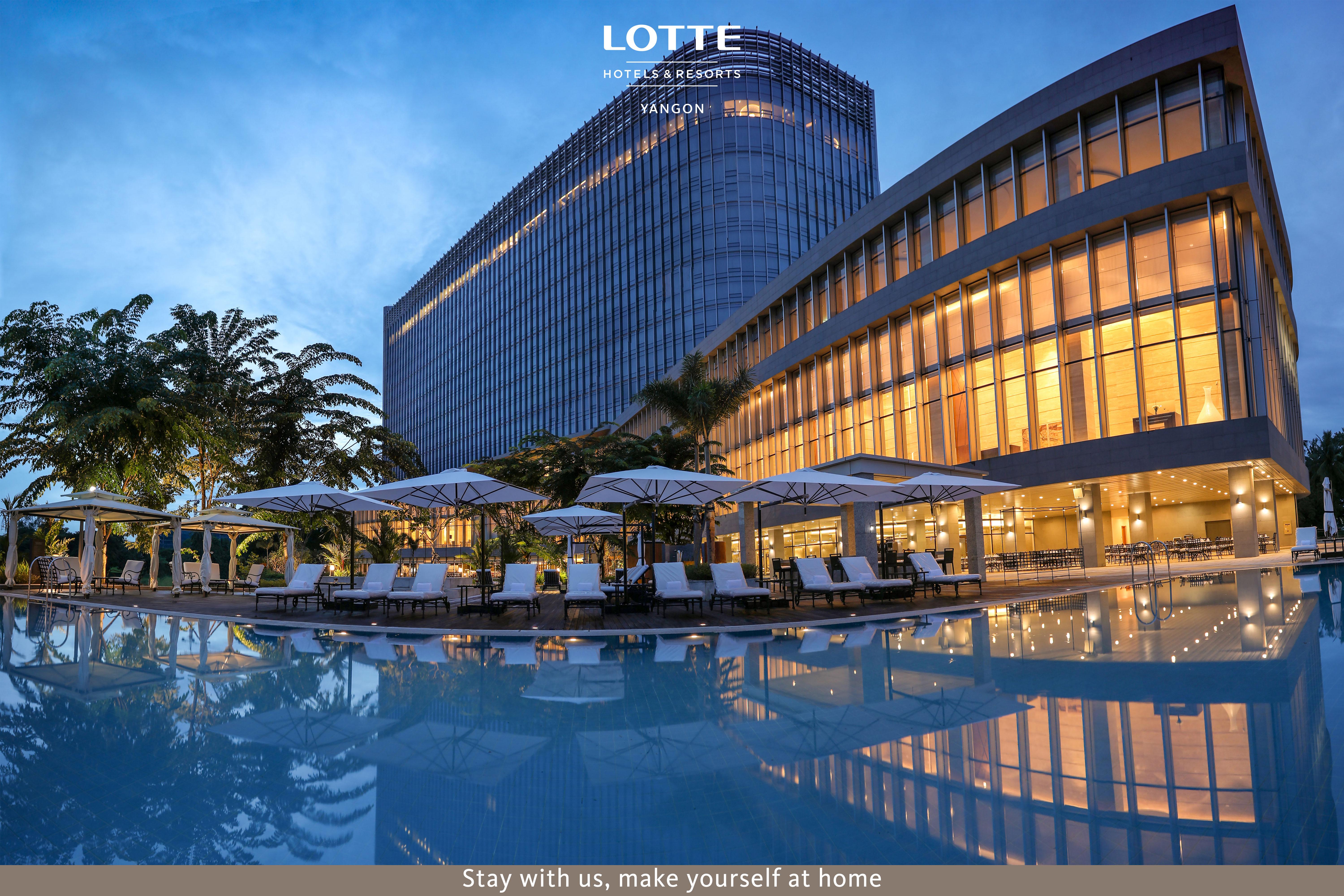 Lotte Hotel Rangún Exteriér fotografie
