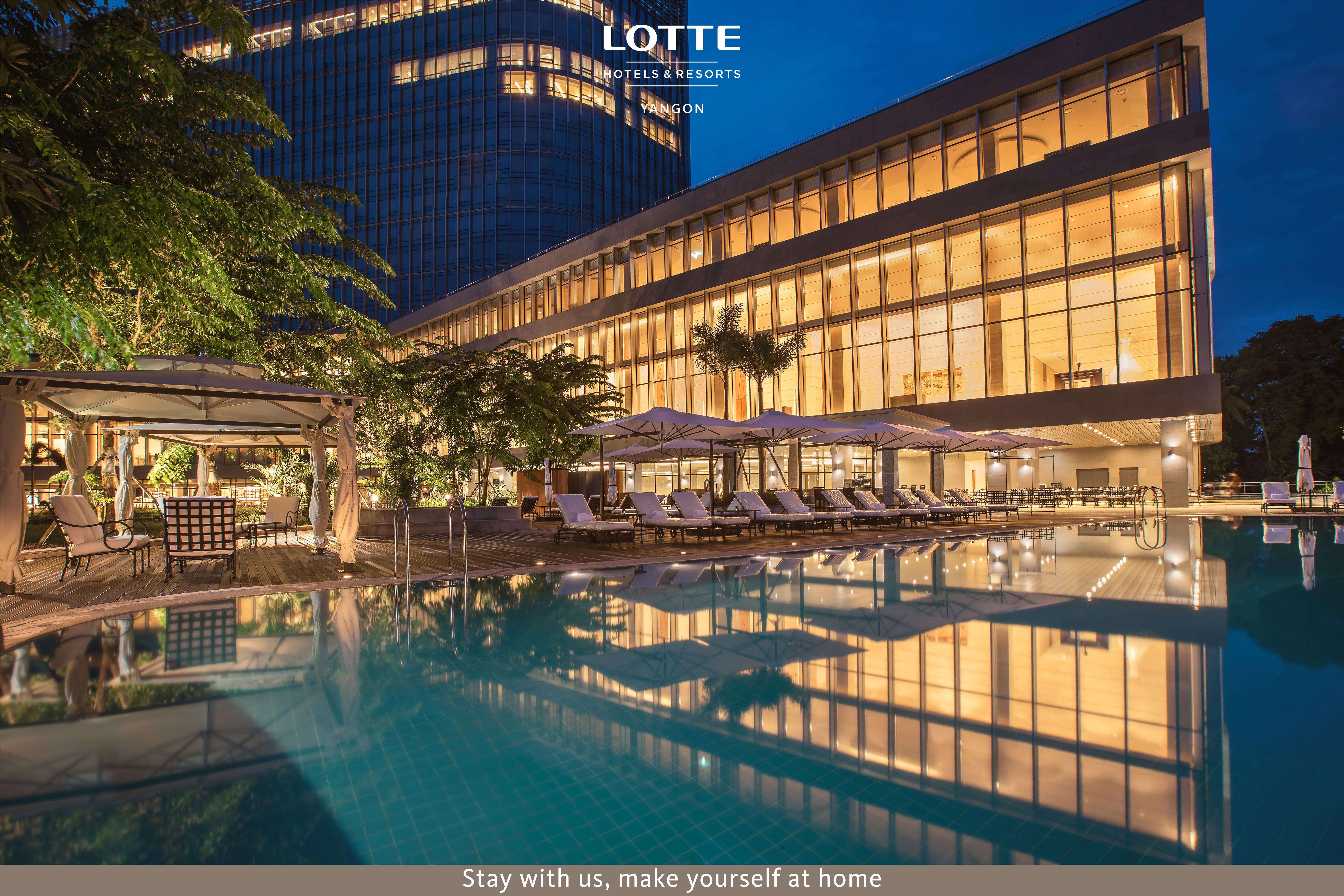 Lotte Hotel Rangún Exteriér fotografie